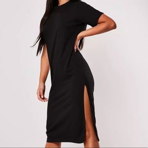 MISSGUIDED basic tshirt maxi dress